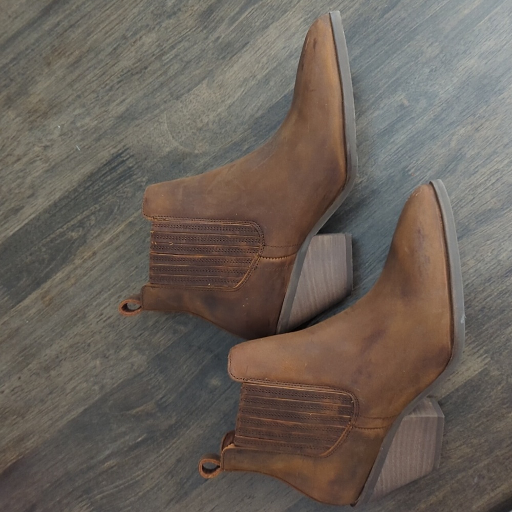 Brown Patina boots (Portland leather)